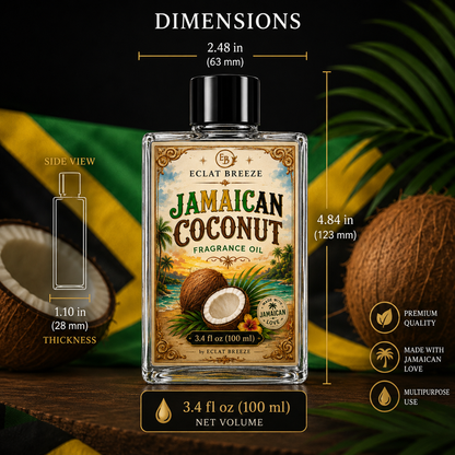 3.4oz Jamaican Coconut Fragrance oil for Diffuser, Candle and soap