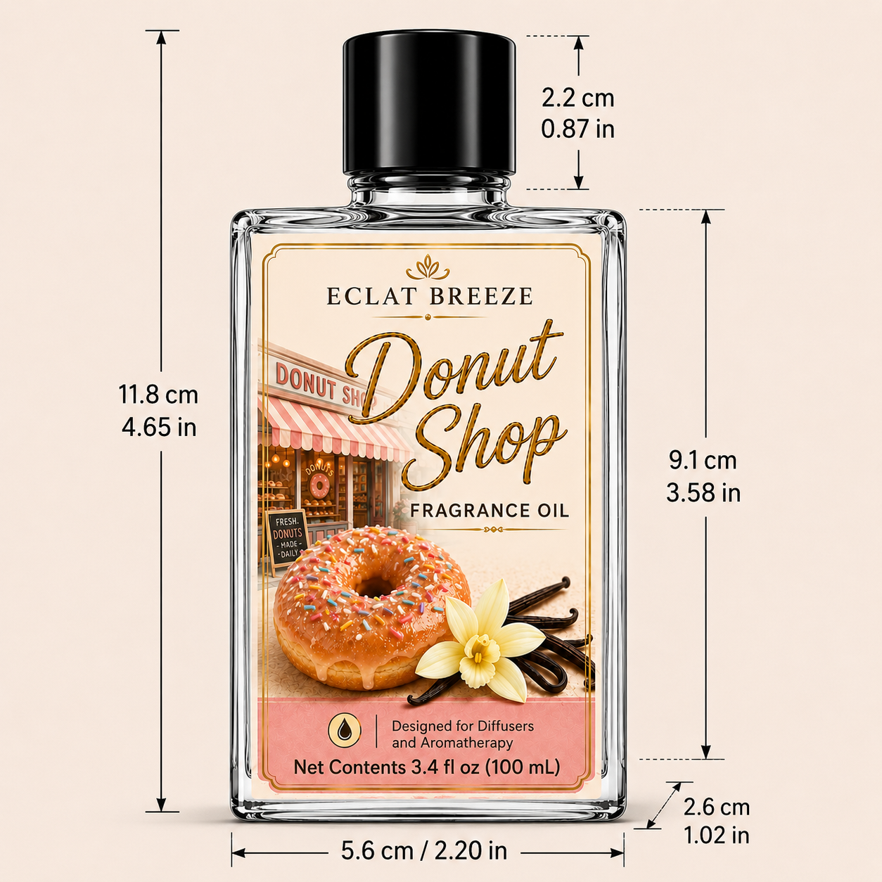 3.4oz Donut Shop Fragrance oil For Diffusers and More