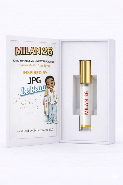 Milan26 Unisex Fragrance Spray Extrait de Parfum (10ml) inspired by JPG Le Beau
