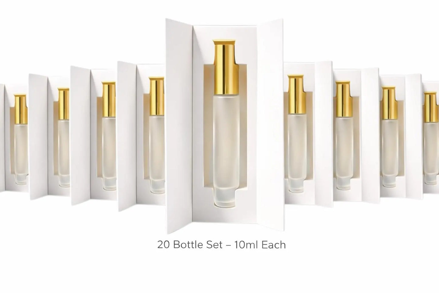 20pcs 10ml Clear Reusable Empty Perfume Spray Bottles With Box