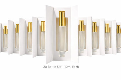 20pcs 10ml Clear Reusable Empty Perfume Spray Bottles With Box
