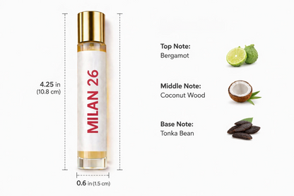 Milan26 Unisex Fragrance Spray Extrait de Parfum (10ml) inspired by JPG Le Beau