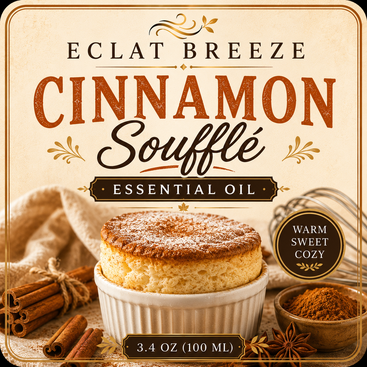 3pcs Essential oil gourmand scent (3.4oz)