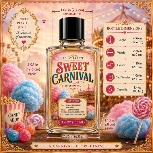 3.4oz Sweet Carnival essential oil For Diffusers and More