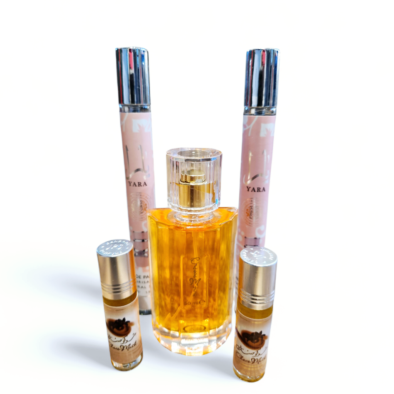 Set of 5 Arabic Fragrance Unisex Long-Lasting