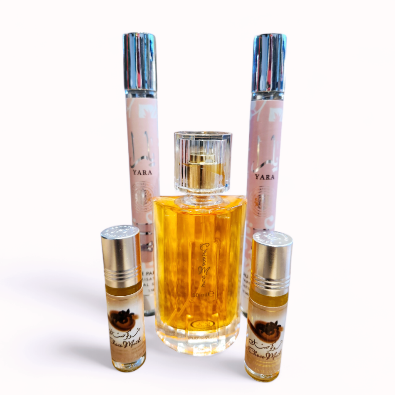 Set of 5 Arabic Fragrance Unisex Long-Lasting